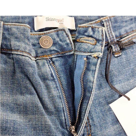 NEW! SkinnyGirl “Cheryl Denim Jogger” Jeans, Mid-Rise Blue - Picture 4 of 11